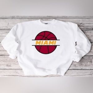Miami Heat Basketball Crewneck